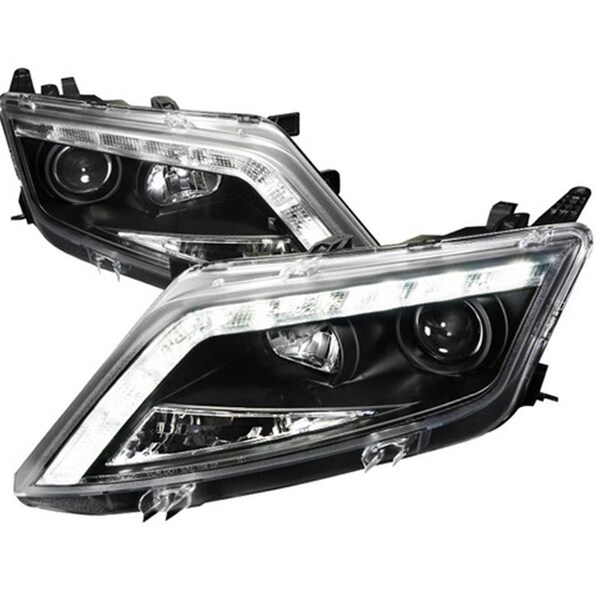 Overtime Projector Headlights Black Housing for 10 to Up Ford Fusion 10 x 15 x 29 in. OV2490910 - main